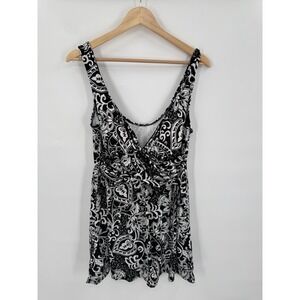 Catalina Swimsuit Womens 2X Swimdress Bathing Beach Resort Cruise Pool Vacation